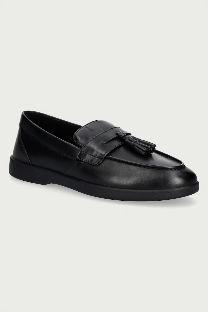 Michael Kors mocasini pentru bărbați din piele Wesley Tassel Slip On