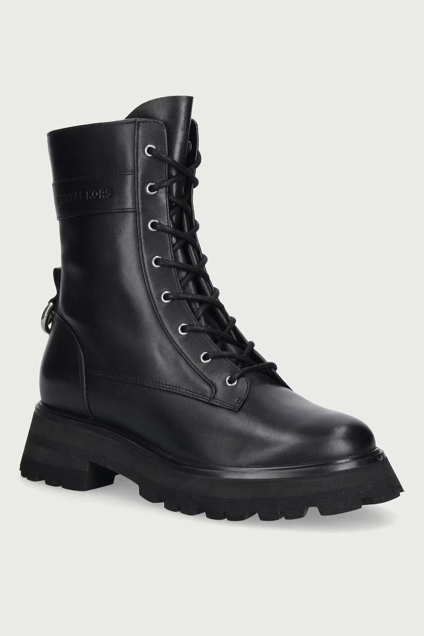 MICHAEL Michael Kors bocanci cu platformă pentru femei din piele Caleb Lug Bootie