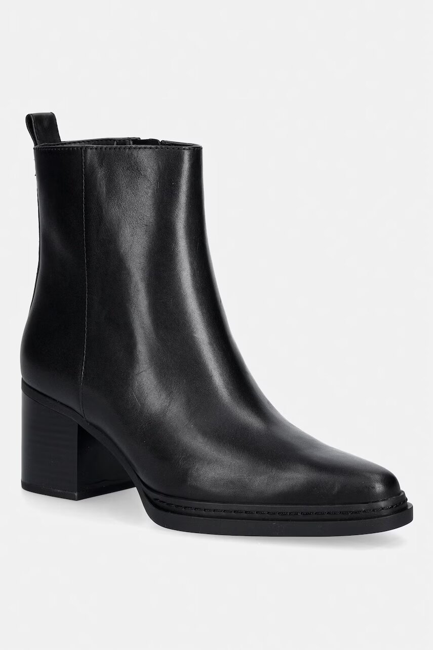 MICHAEL Michael Kors botine cu toc pentru femei din piele Lex Bootie