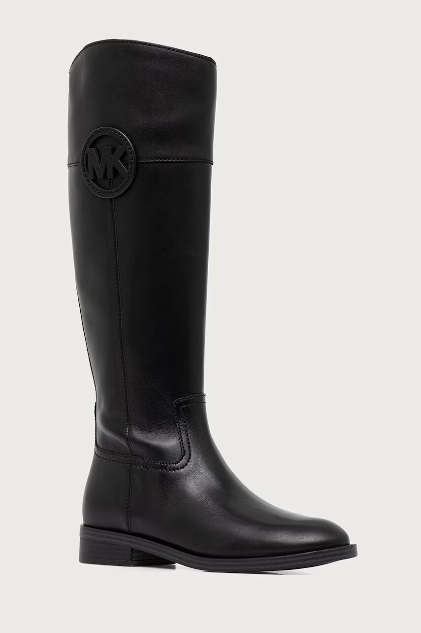 MICHAEL Michael Kors cizme cu toc plat pentru femei din piele Kimmee Flat Boot