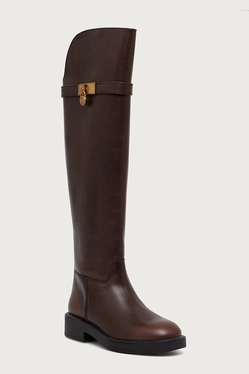 MICHAEL Michael Kors cizme pentru femei din piele Hamilton Moderne Boot