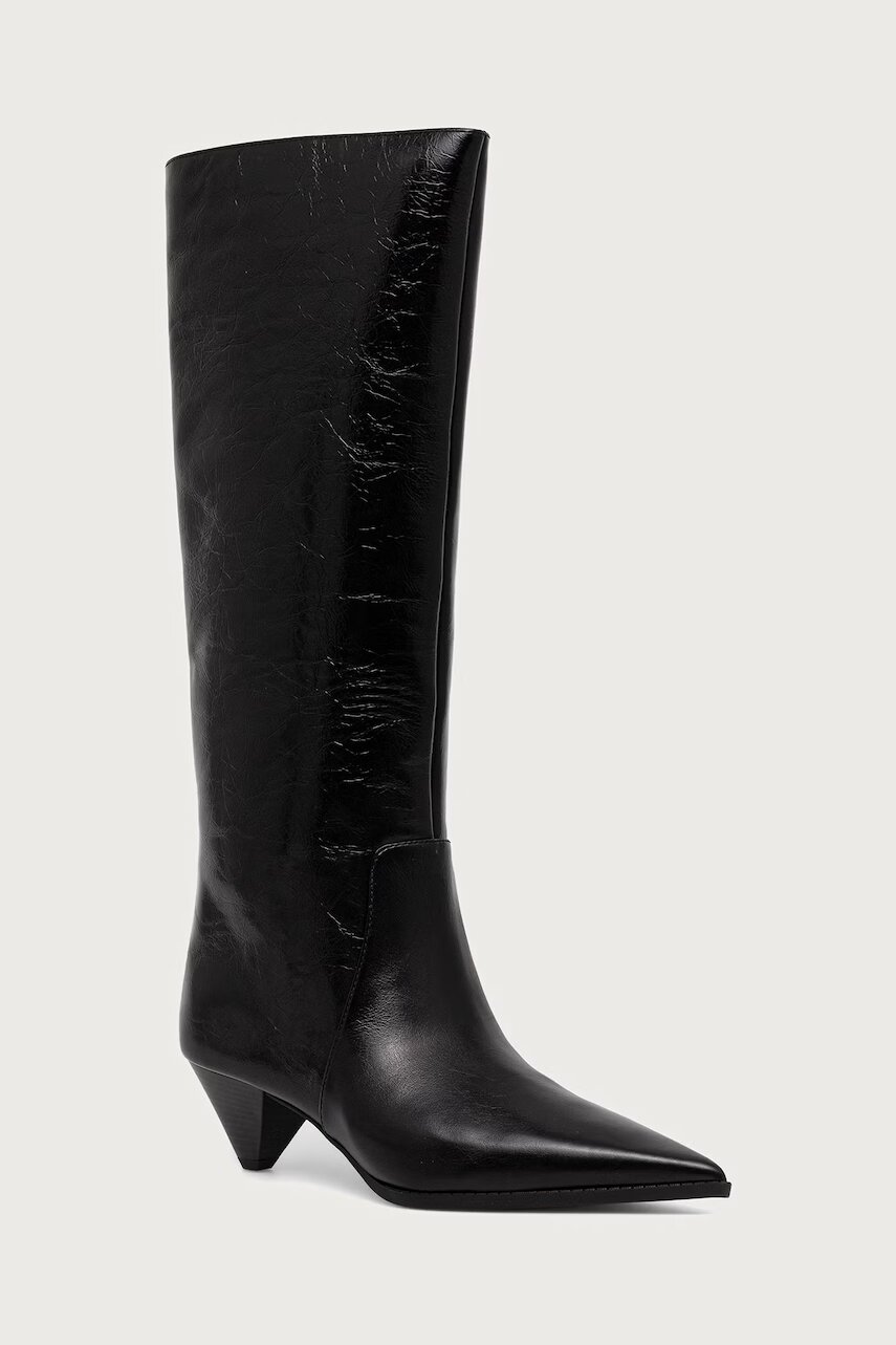 MICHAEL Michael Kors cizme pentru femei din piele Jayla Kitten Boot