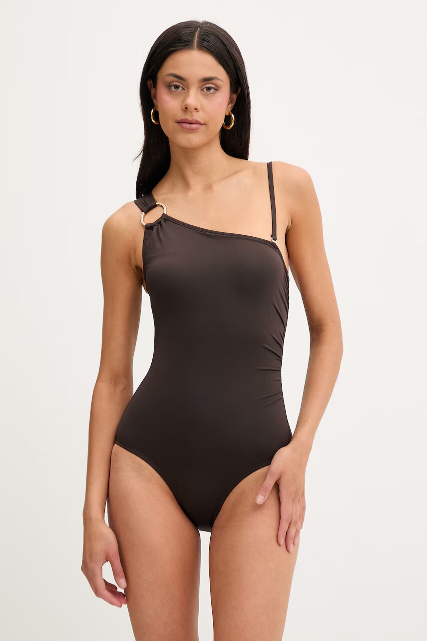 MICHAEL Michael Kors costum de baie dintr-o singură piesă pentru femei ONE SHOULDER ONE PIECE