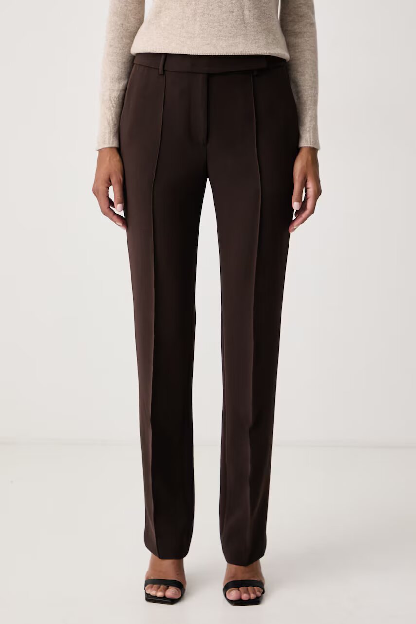 MICHAEL Michael Kors pantaloni pentru femei cu acetat