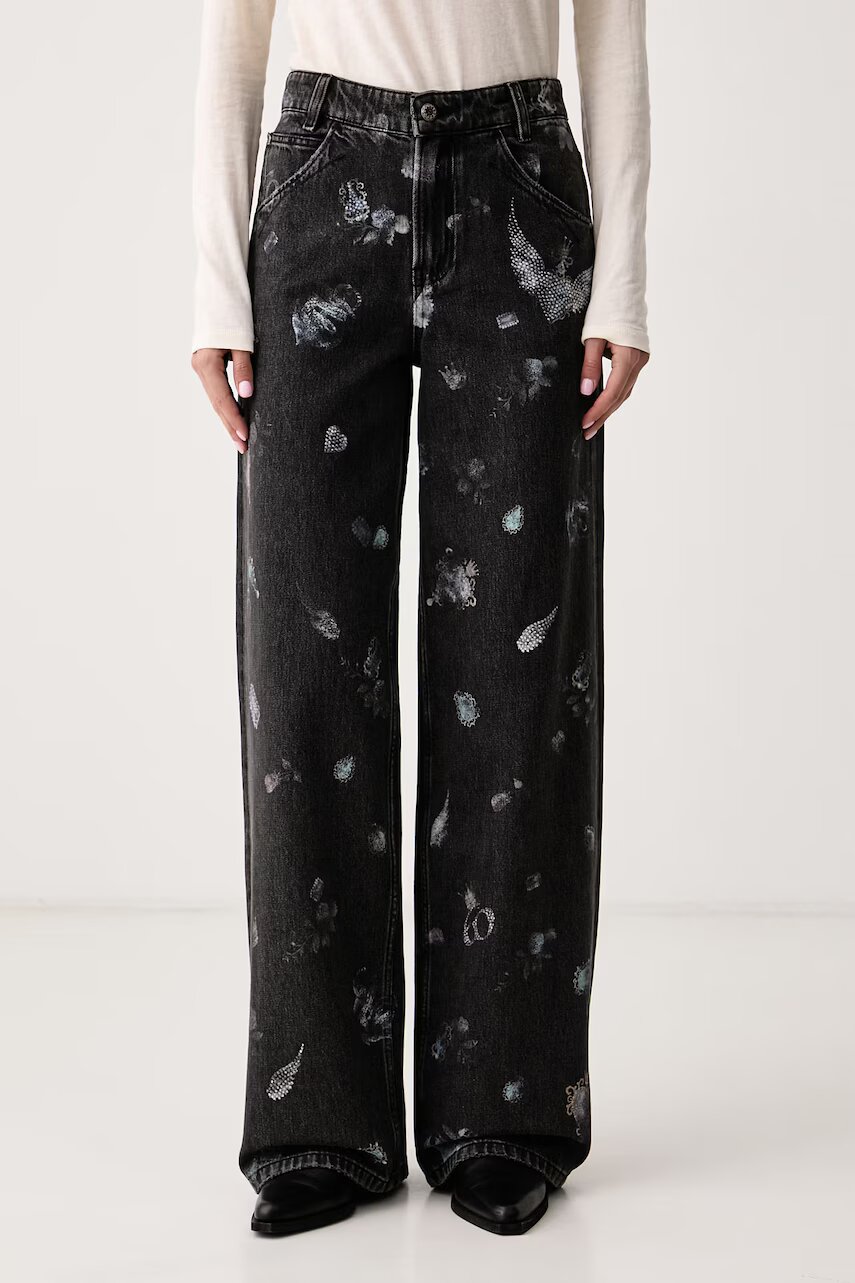 Miss Sixty blugi wide leg pentru femei
