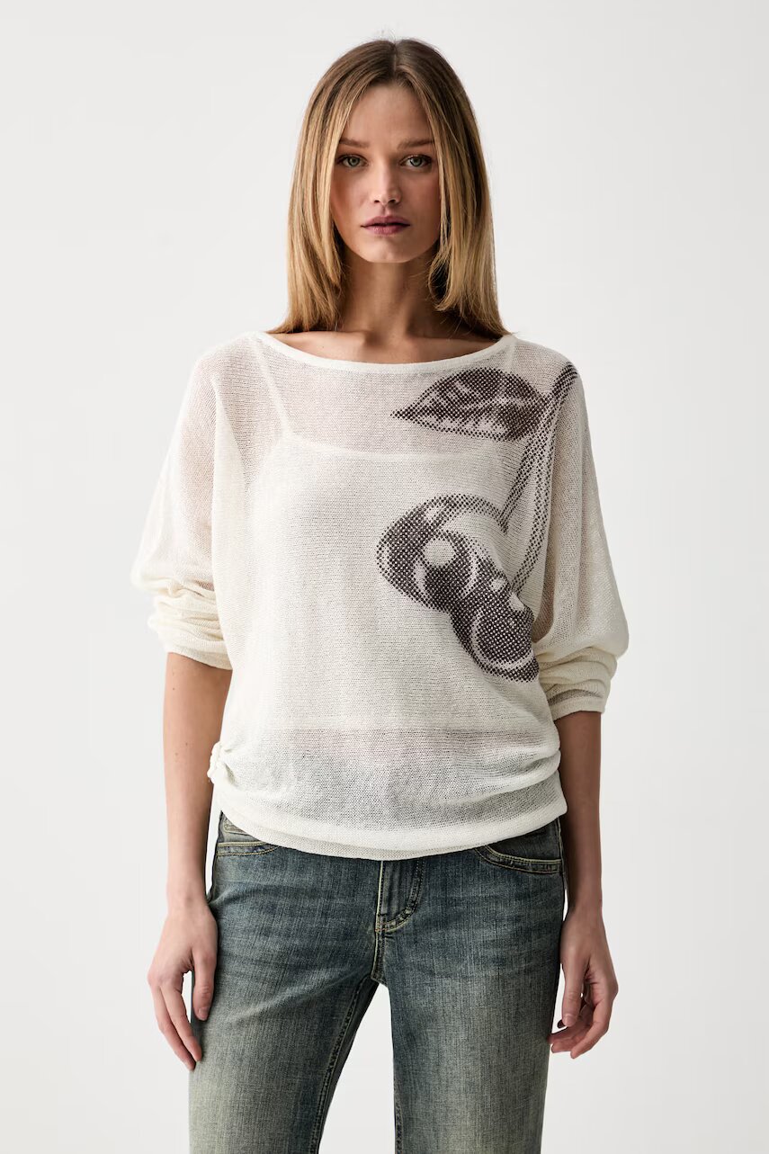 Miss Sixty pulover pentru femei cu in