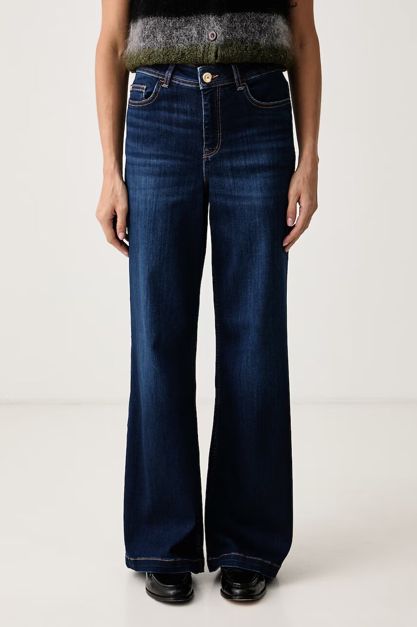 Mos Mosh blugi wide leg pentru femei