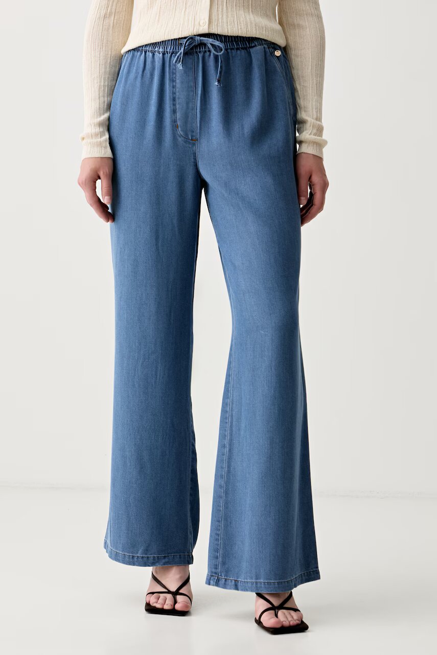 Mos Mosh blugi wide leg pentru femei Karis
