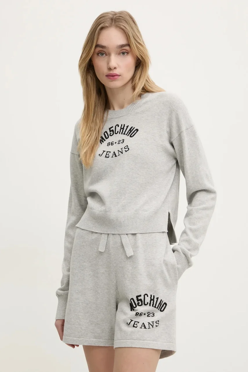 Moschino Jeans pulover de bumbac