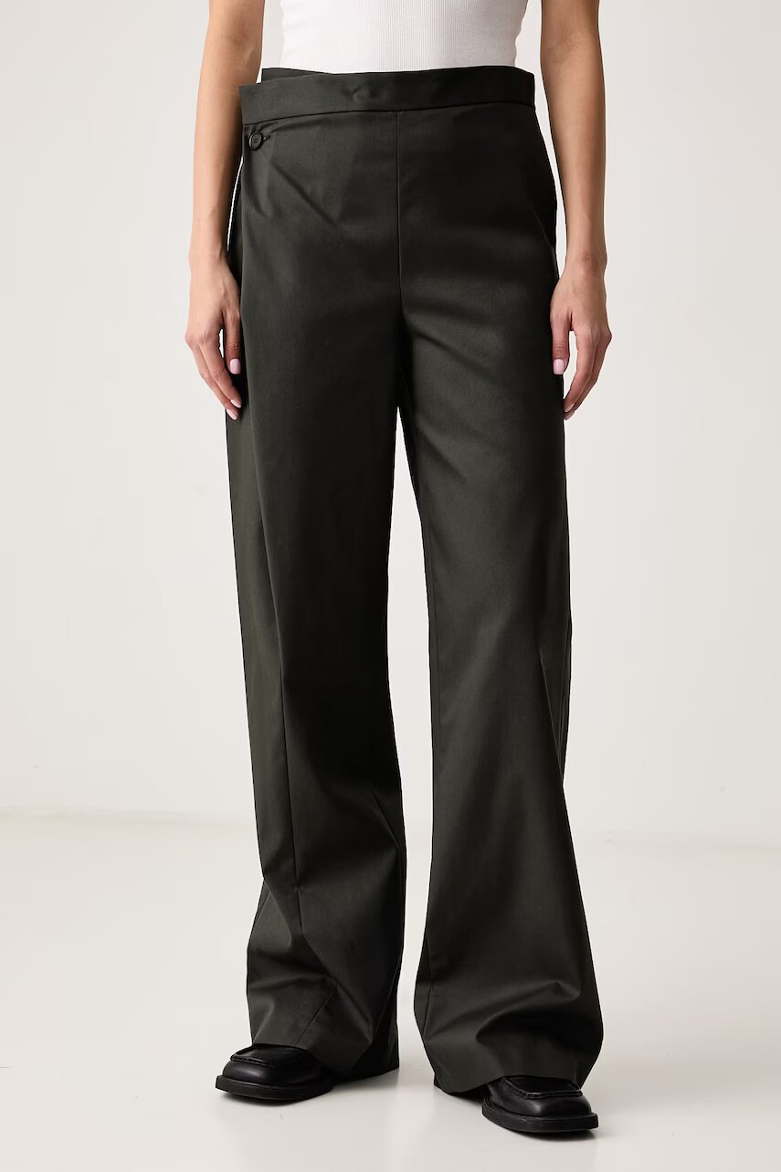 MSGM pantaloni straight pentru femei