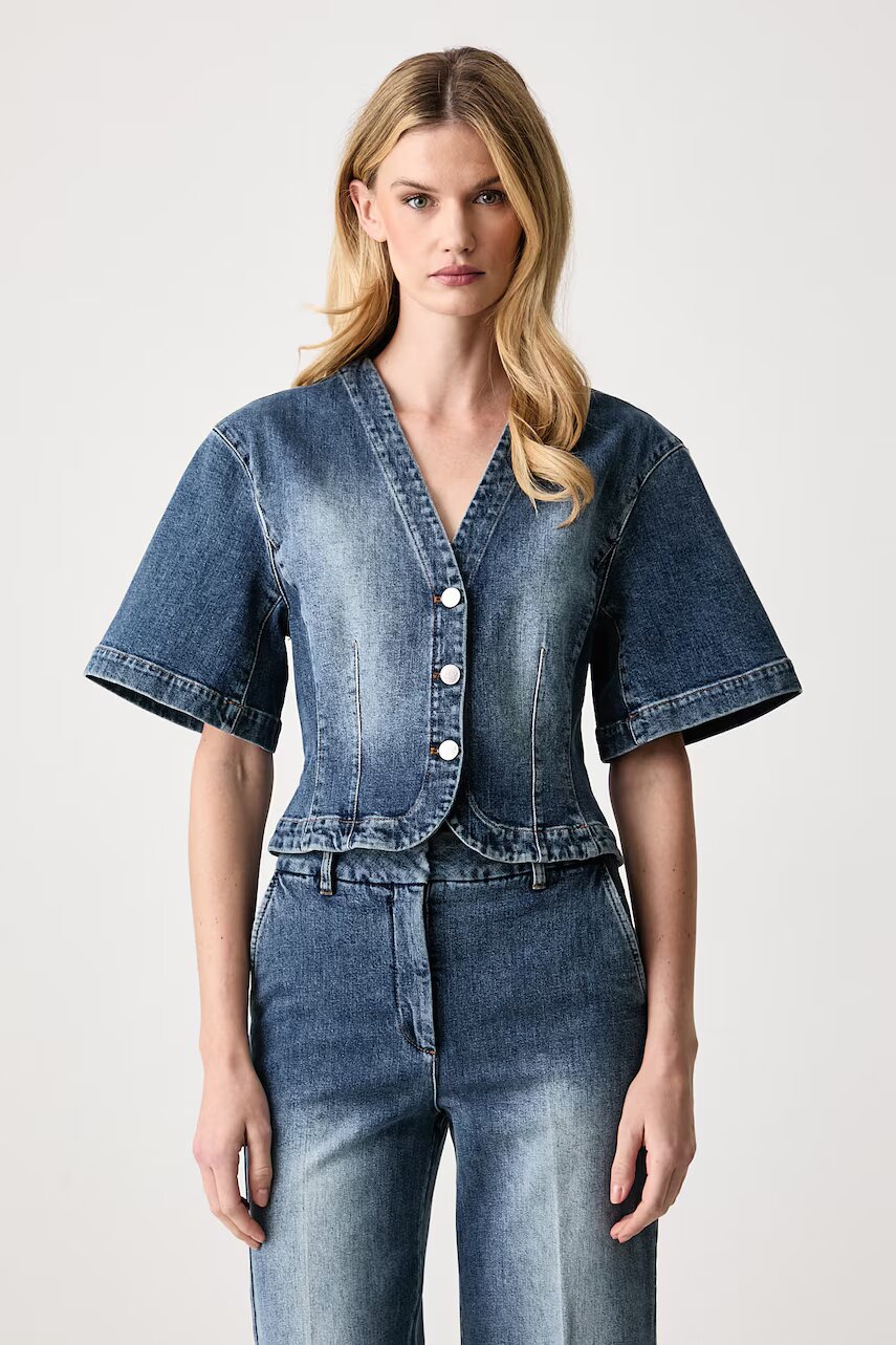 MUNTHE cămașă pentru femei din denim