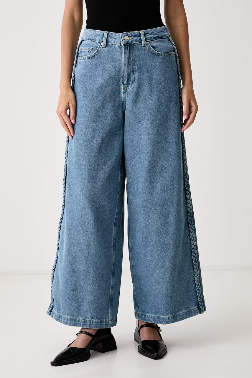 Never Fully Dressed blugi wide leg pentru femei