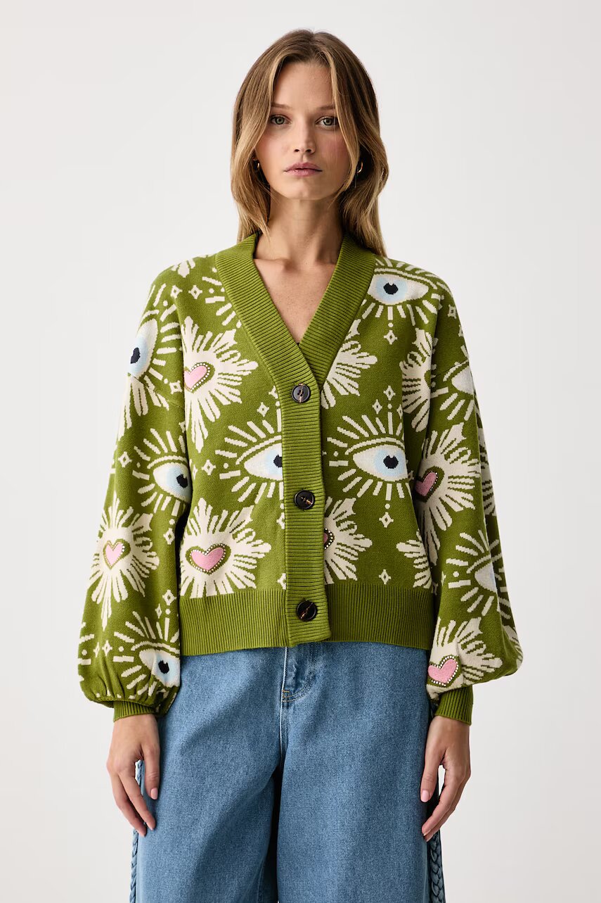 Never Fully Dressed cardigan pentru femei cu vâscoză