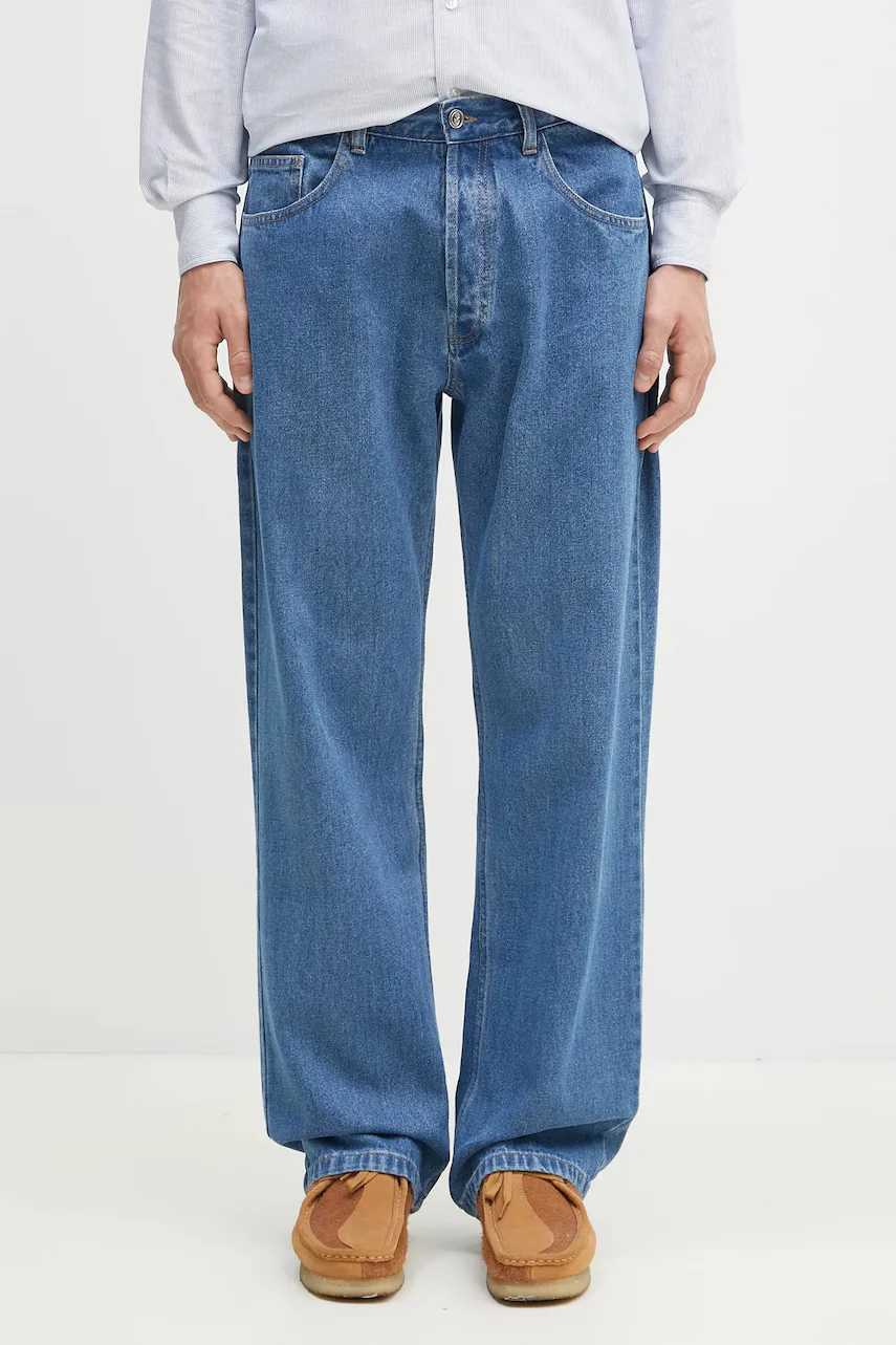 No Problemo blugi din bumbac Bagi Jean
