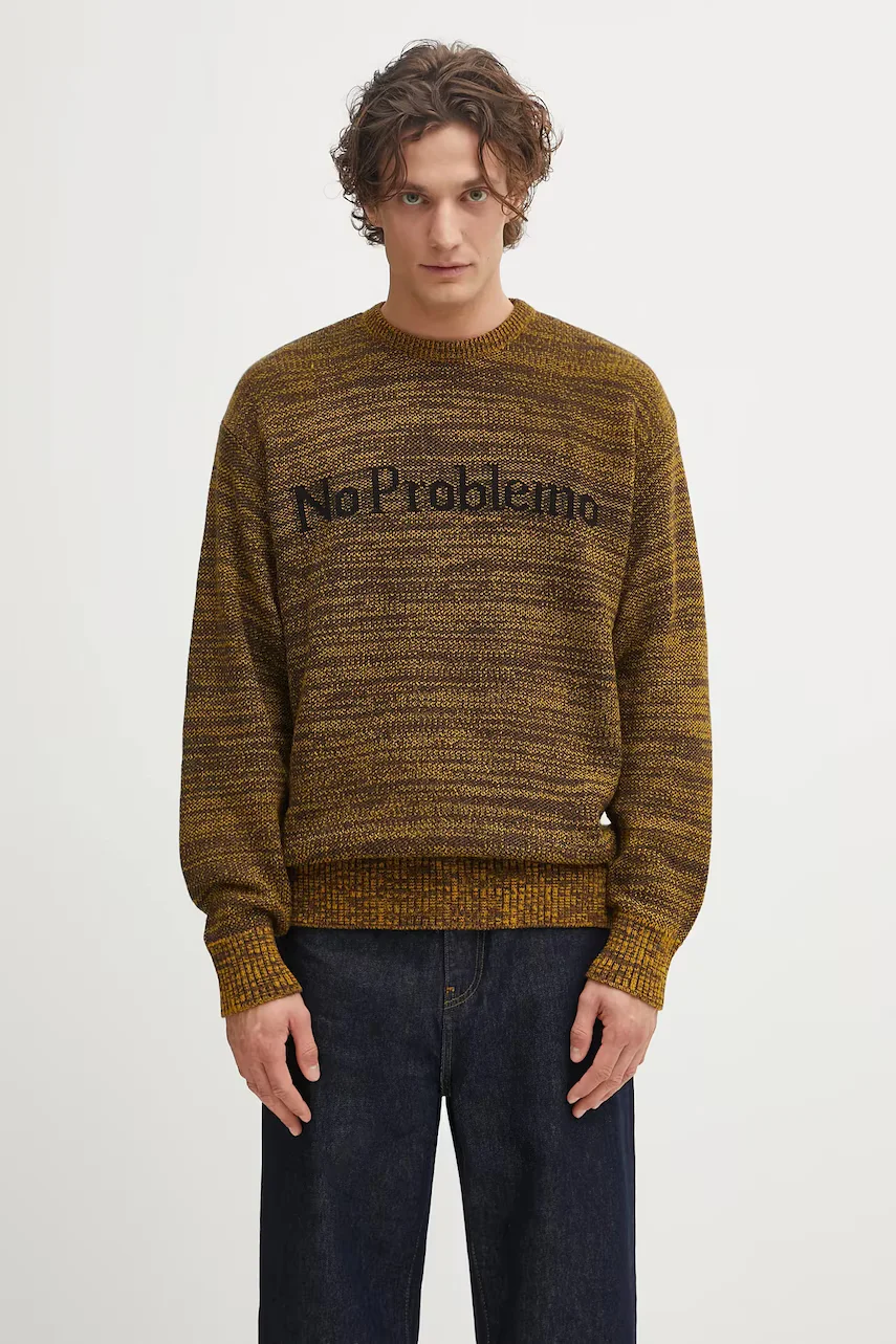 No Problemo pulover din amestec de lână Mosca Crew Neck