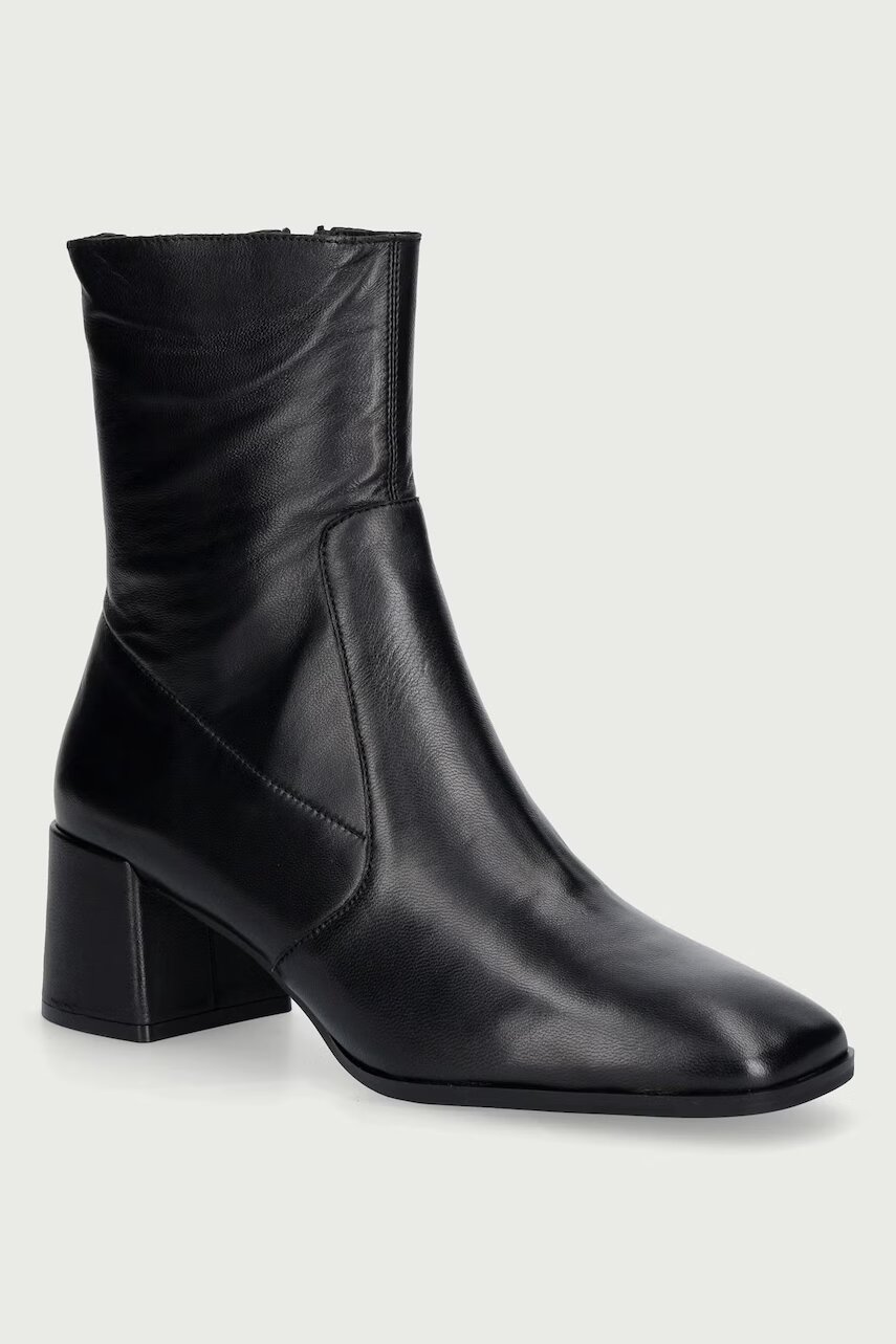 Nokwol botine pentru femei din piele Jan Black Vienna