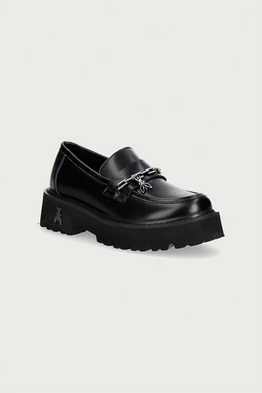 Patrizia Pepe loafers slip-on pentru copii din piele