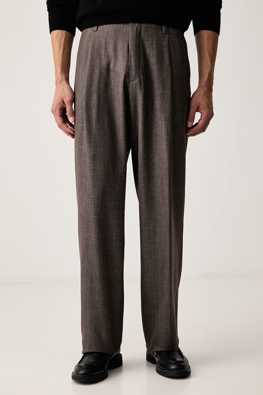Paul & Shark pantaloni de costum pentru bărbați cu lână