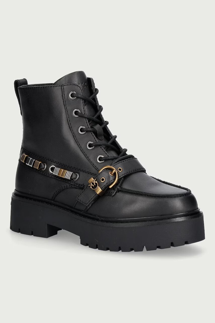 Pinko botine pentru femei din piele Margaret 03
