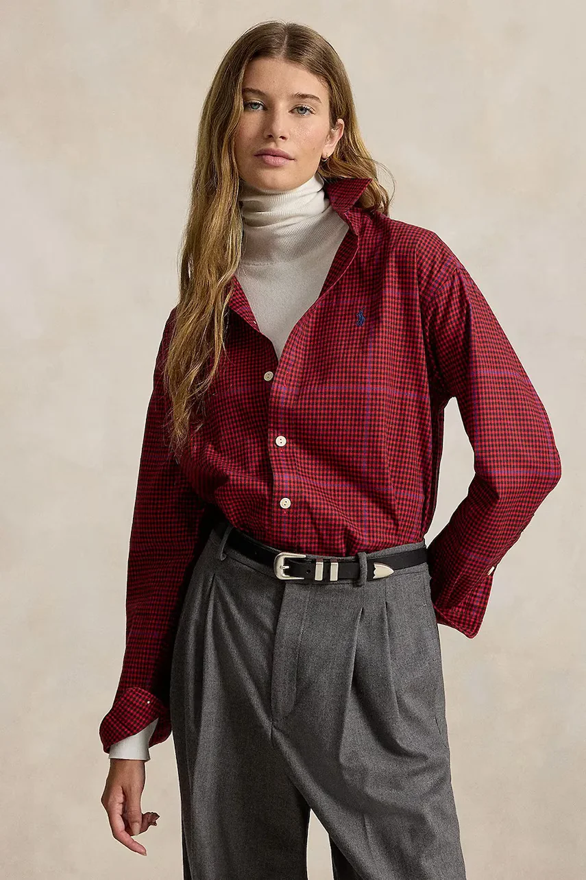 Polo Ralph Lauren cămașă de damă din bumbac