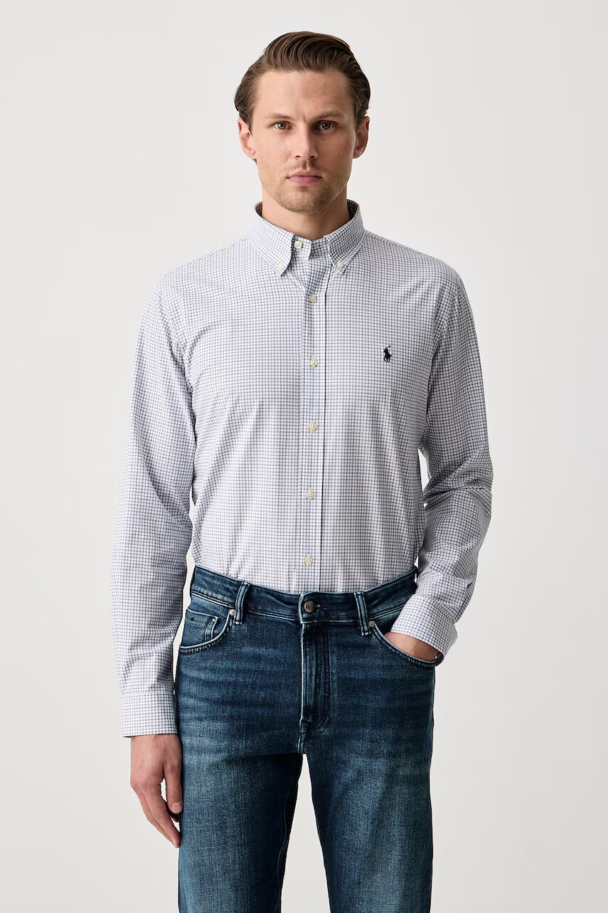Polo Ralph Lauren cămașă pentru bărbați cu bumbac