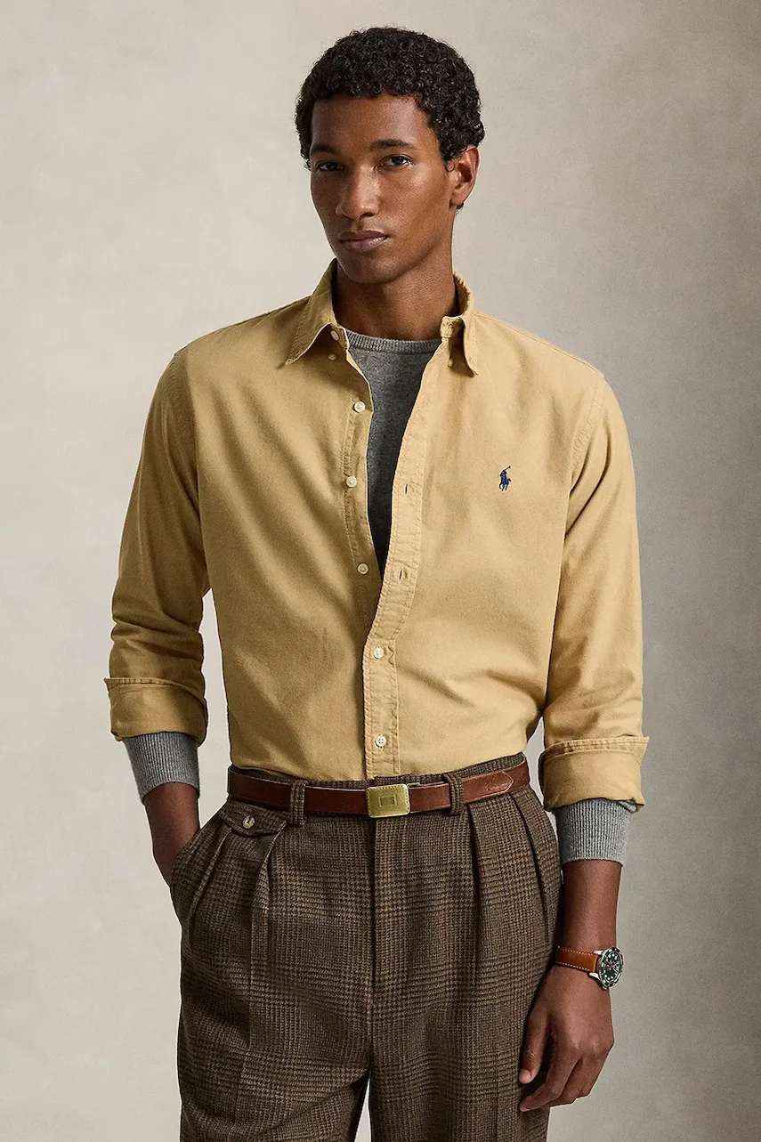 Polo Ralph Lauren cămașă pentru bărbați din bumbac