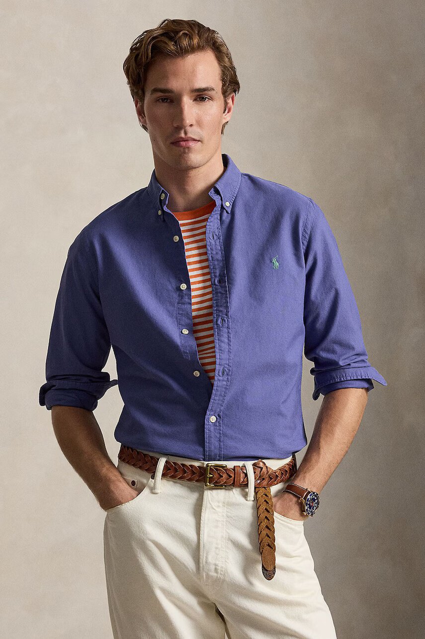 Polo Ralph Lauren cămașă pentru bărbați din bumbac
