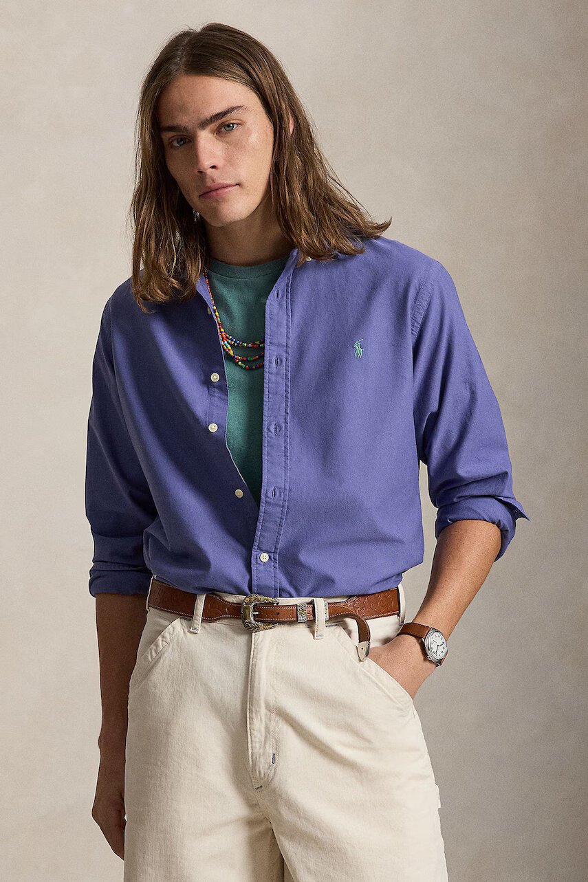 Polo Ralph Lauren cămașă pentru bărbați din bumbac