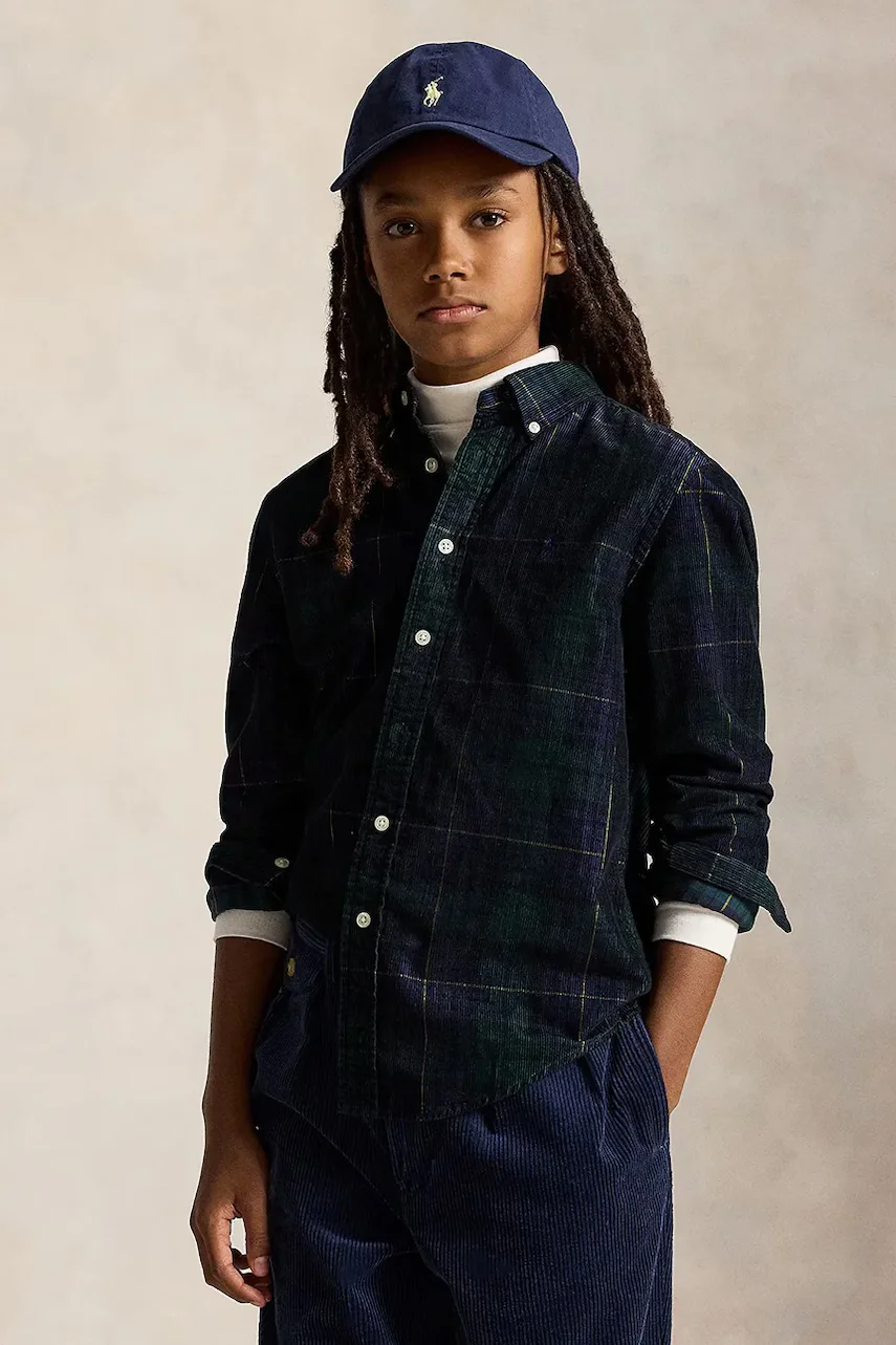 Polo Ralph Lauren cămașă pentru copii din bumbac