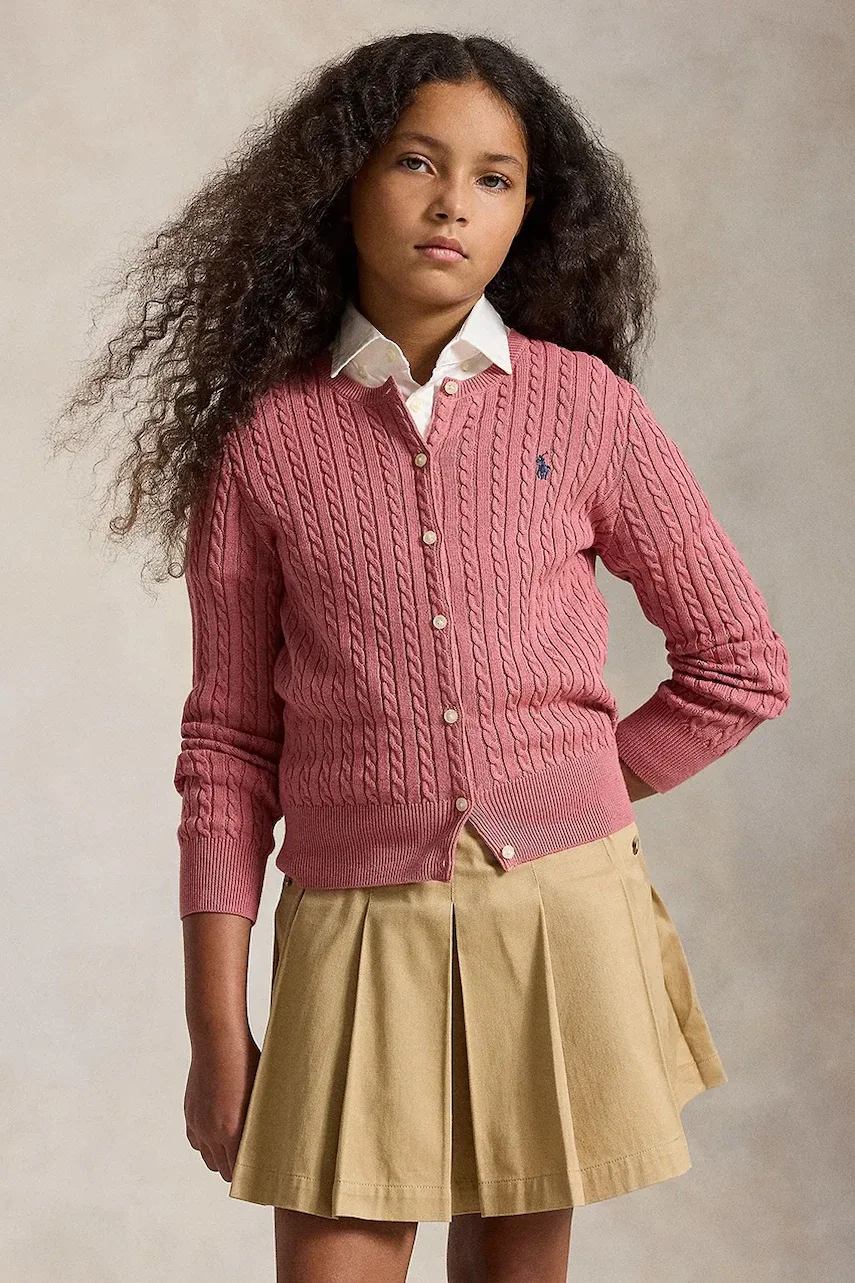 Polo Ralph Lauren cardigan pentru copii din bumbac