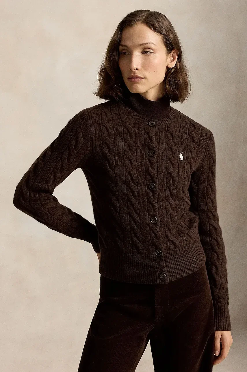 Polo Ralph Lauren cardigan pentru femei din lână