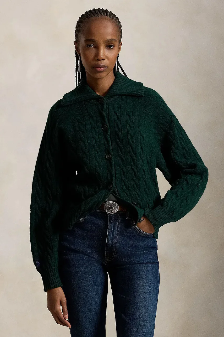 Polo Ralph Lauren cardigan pentru femei din lână