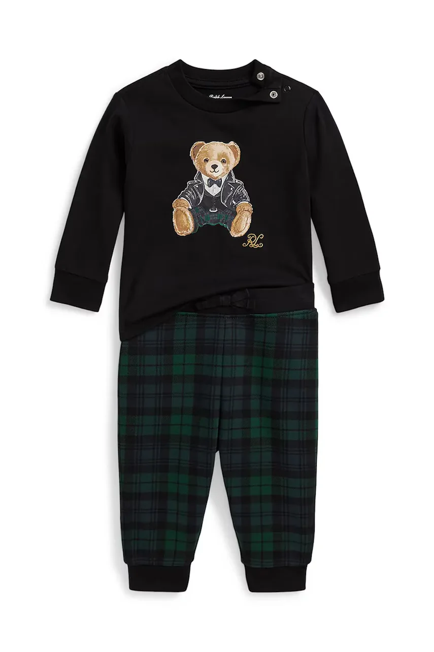 Polo Ralph Lauren compleu pentru bebeluși cu bumbac