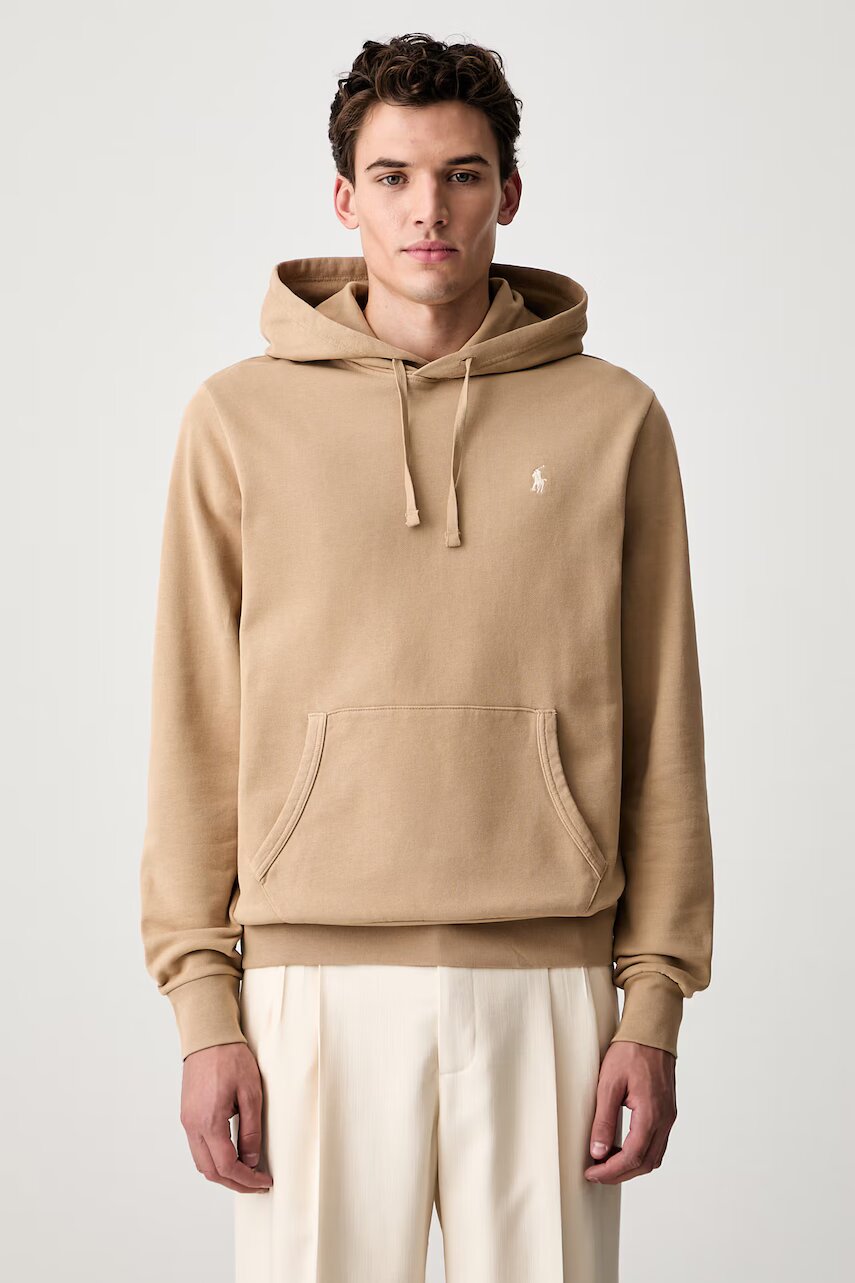 Polo Ralph Lauren hanorac cu glugă bărbătesc din bumbac