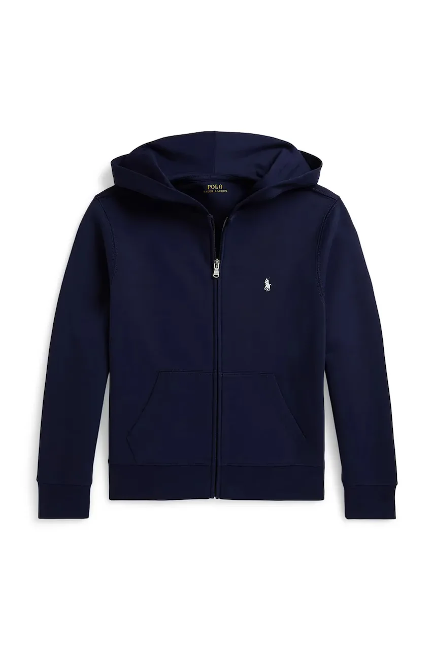 Polo Ralph Lauren hanorac cu glugă pentru copii cu bumbac