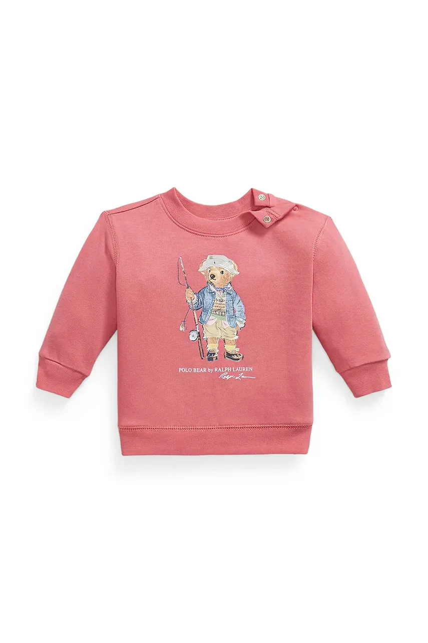 Polo Ralph Lauren hanorac pentru bebeluși cu bumbac