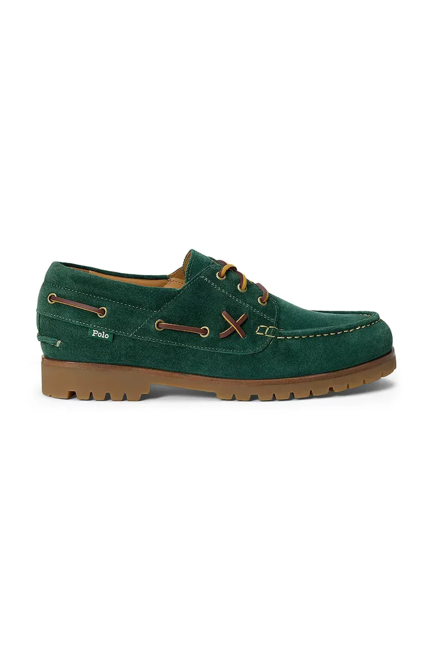 Polo Ralph Lauren mocasini pentru bărbați din piele întoarsă Ranger Deck