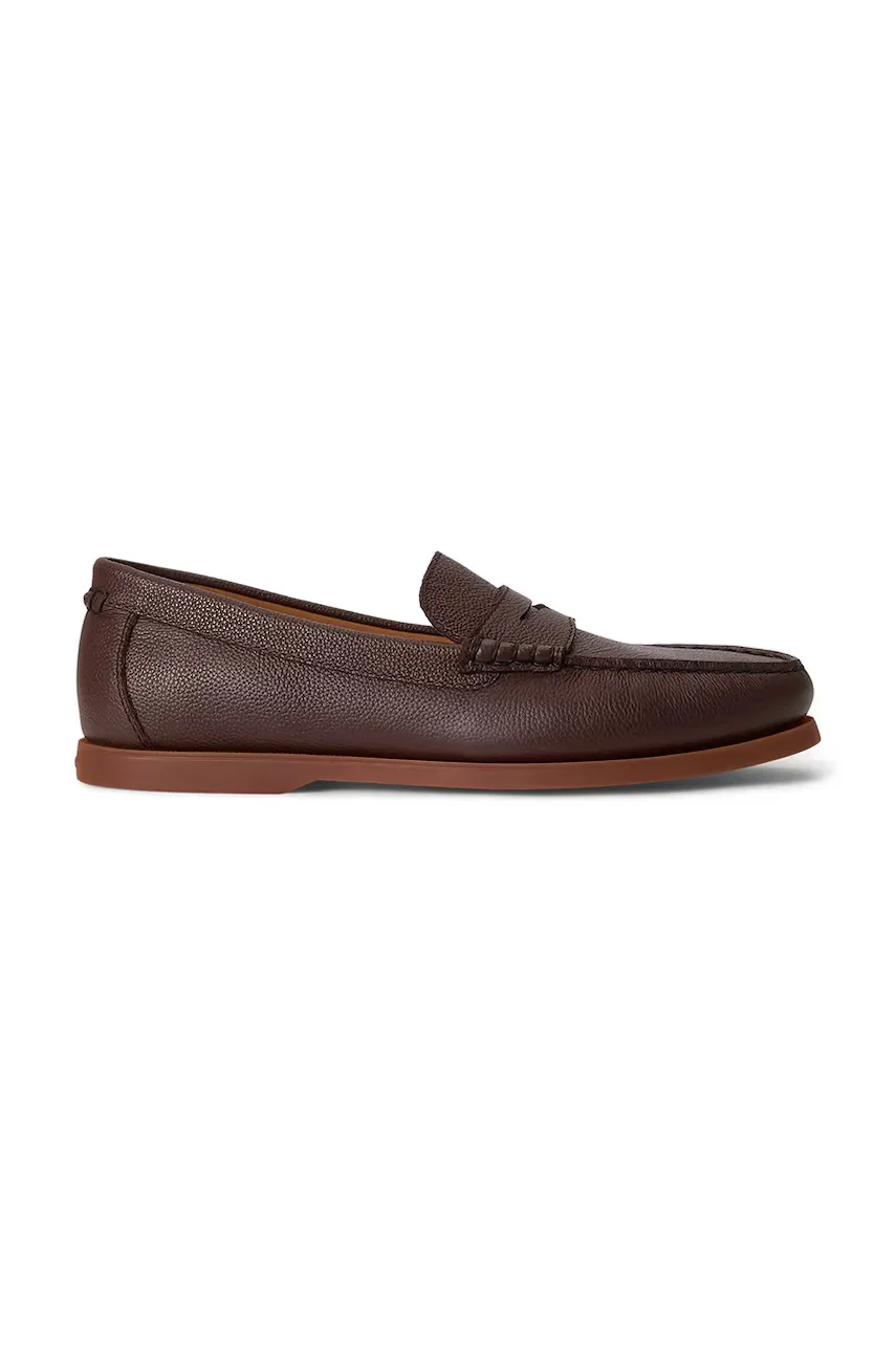 Polo Ralph Lauren mocasini pentru bărbați din piele Merton Penny