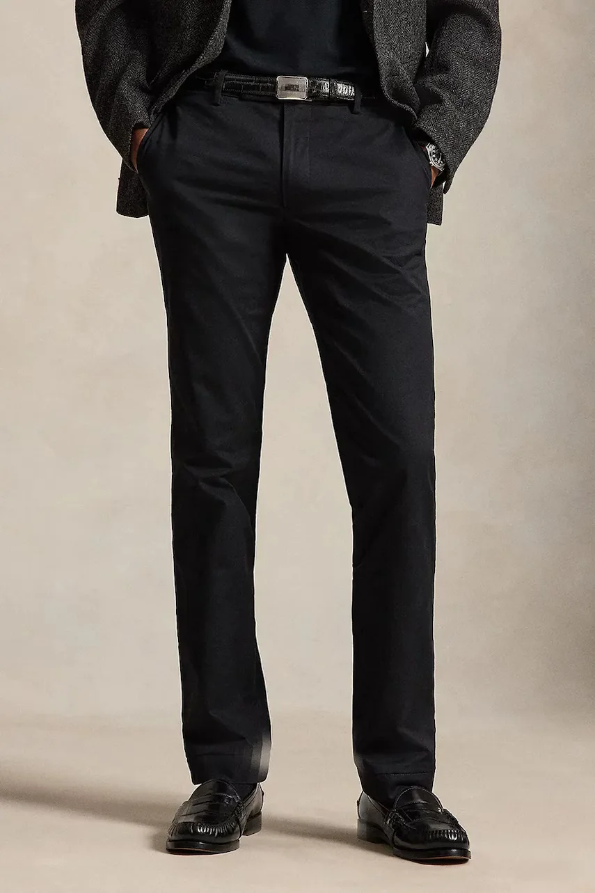 Polo Ralph Lauren pantaloni chinos pentru bărbați cu bumbac