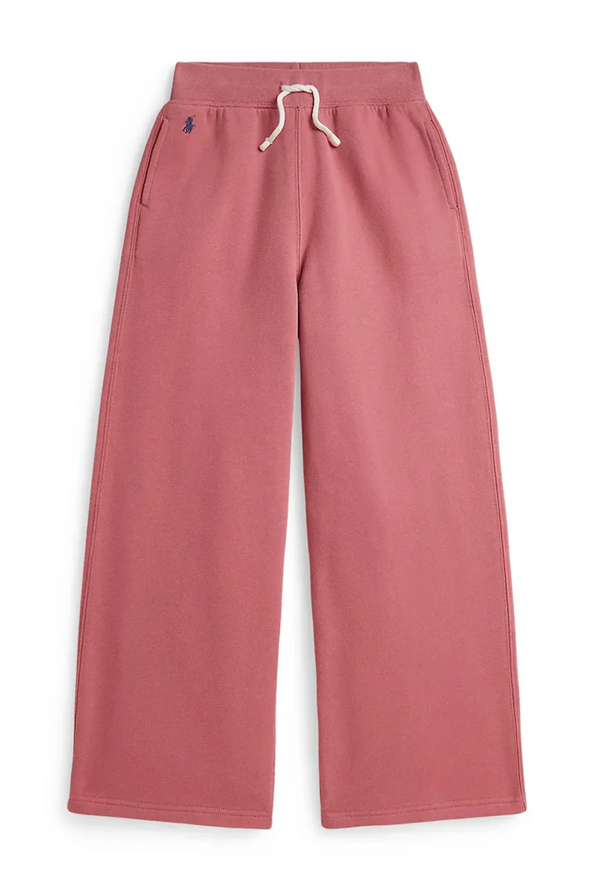 Polo Ralph Lauren pantaloni de trening pentru copii cu bumbac