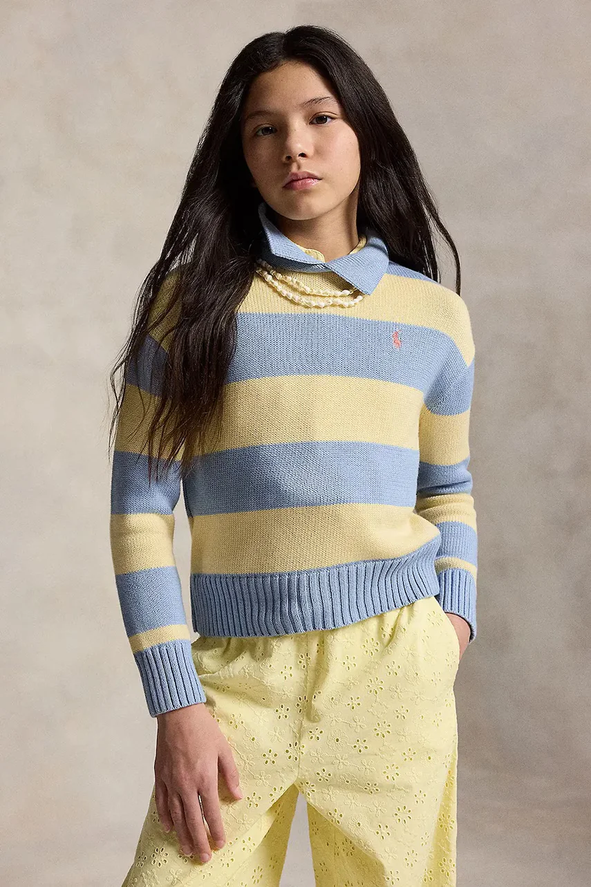 Polo Ralph Lauren pulover de bumbac pentru copii