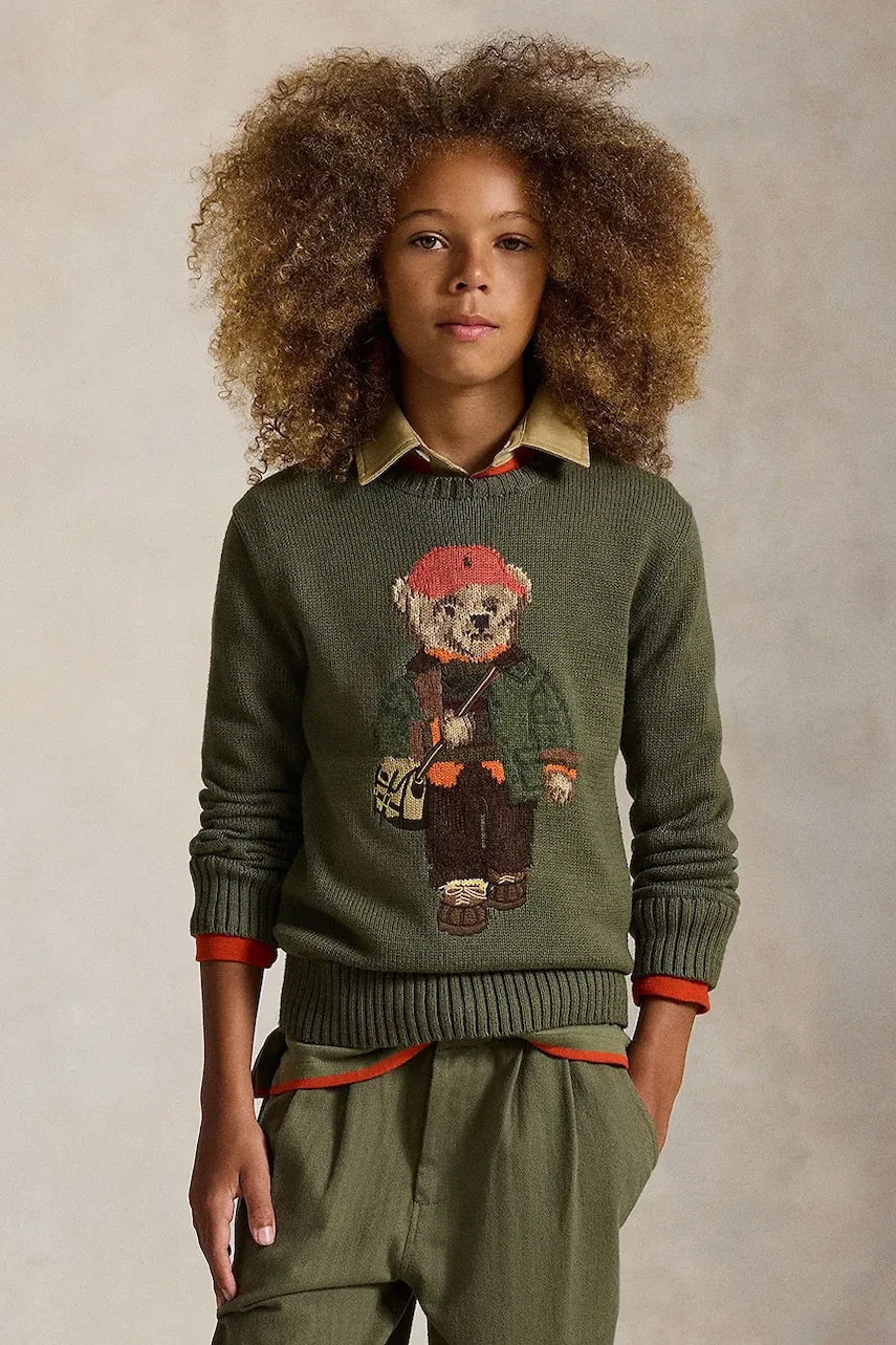 Polo Ralph Lauren pulover pentru copii din bumbac