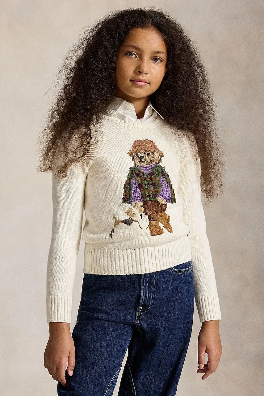 Polo Ralph Lauren pulover pentru copii din bumbac