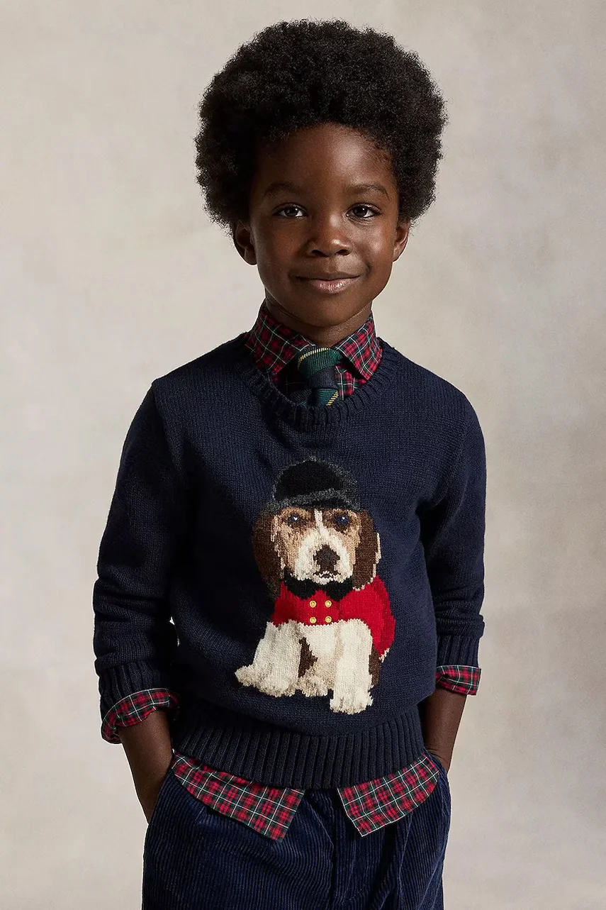 Polo Ralph Lauren pulover pentru copii din bumbac