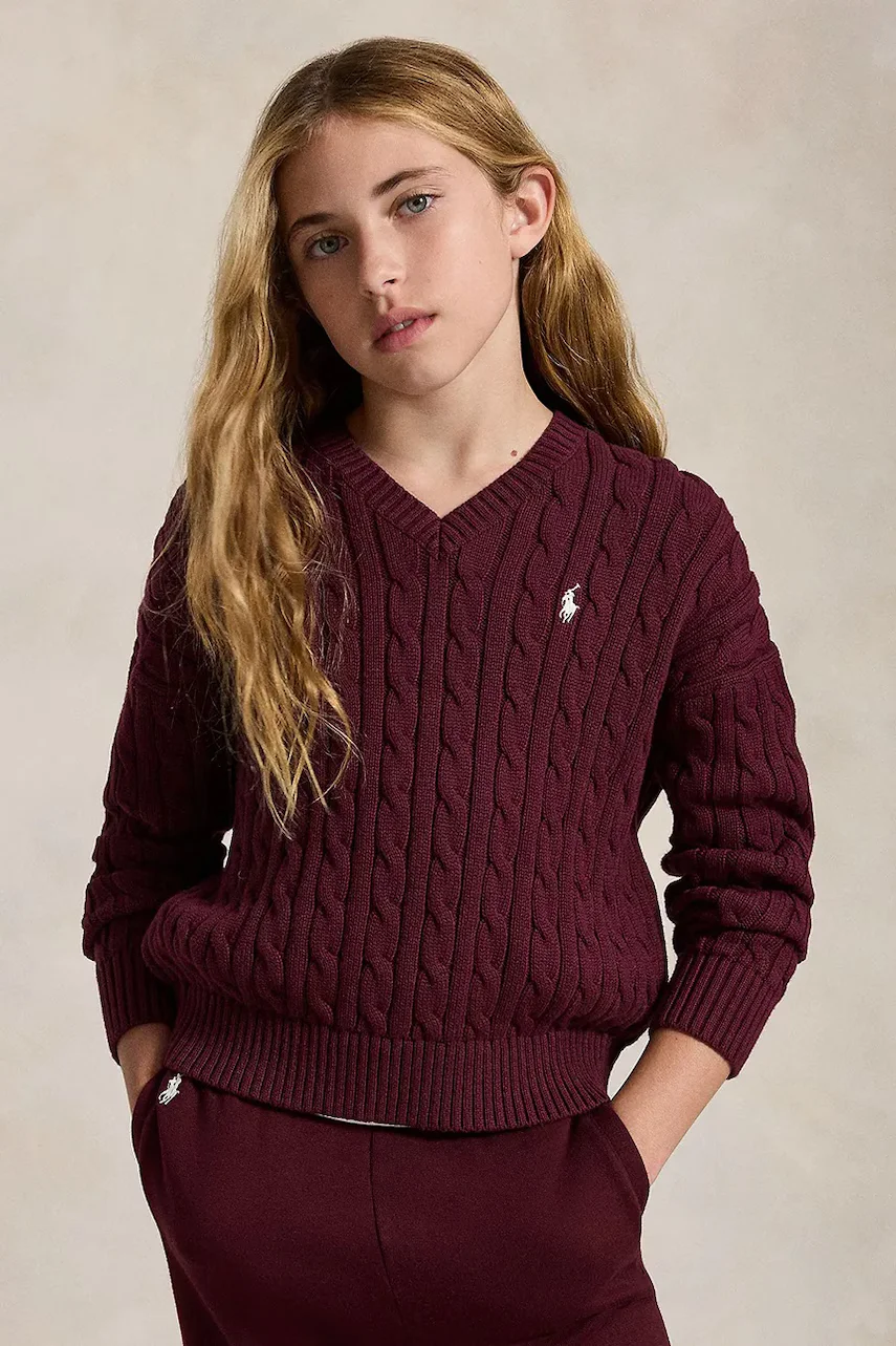 Polo Ralph Lauren pulover pentru copii din bumbac