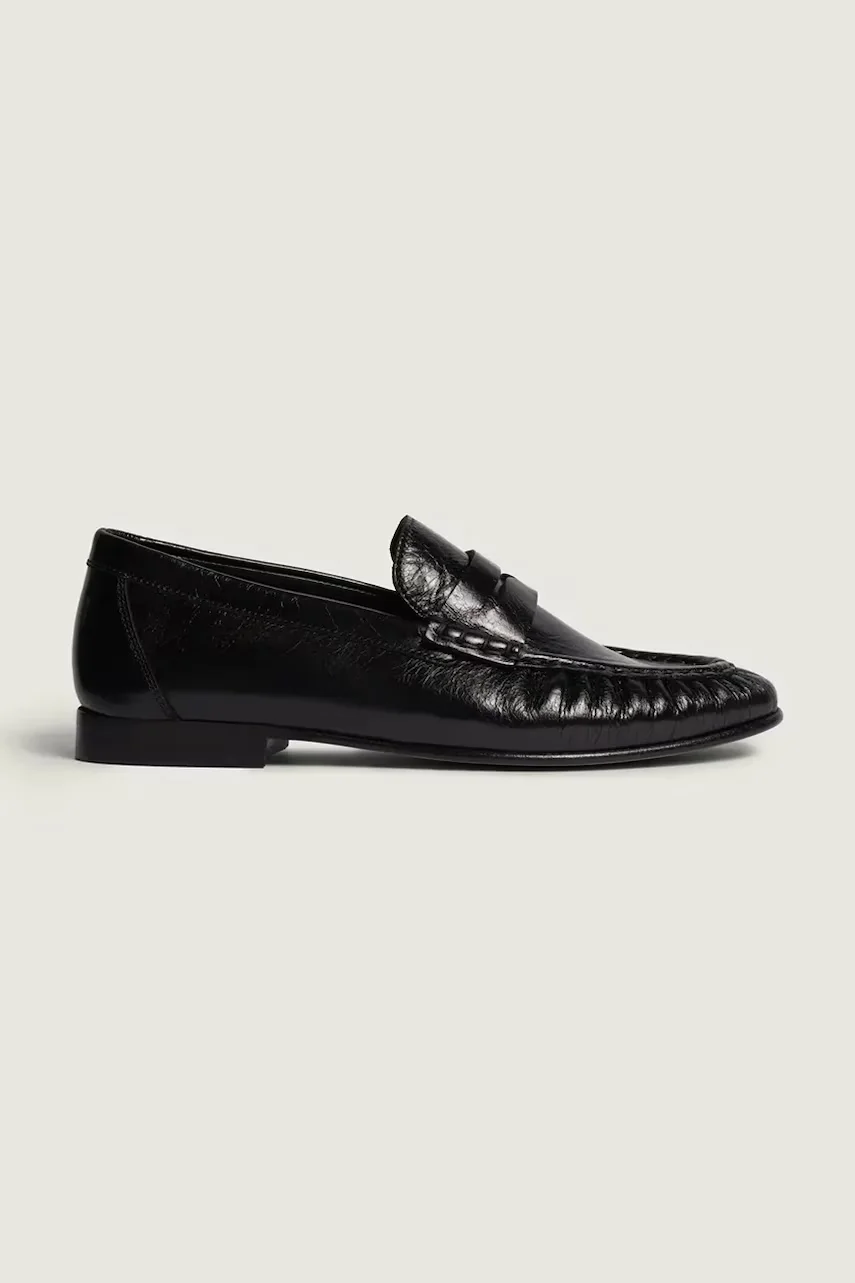 Posa mocasini pentru femei din piele Penny Loafer