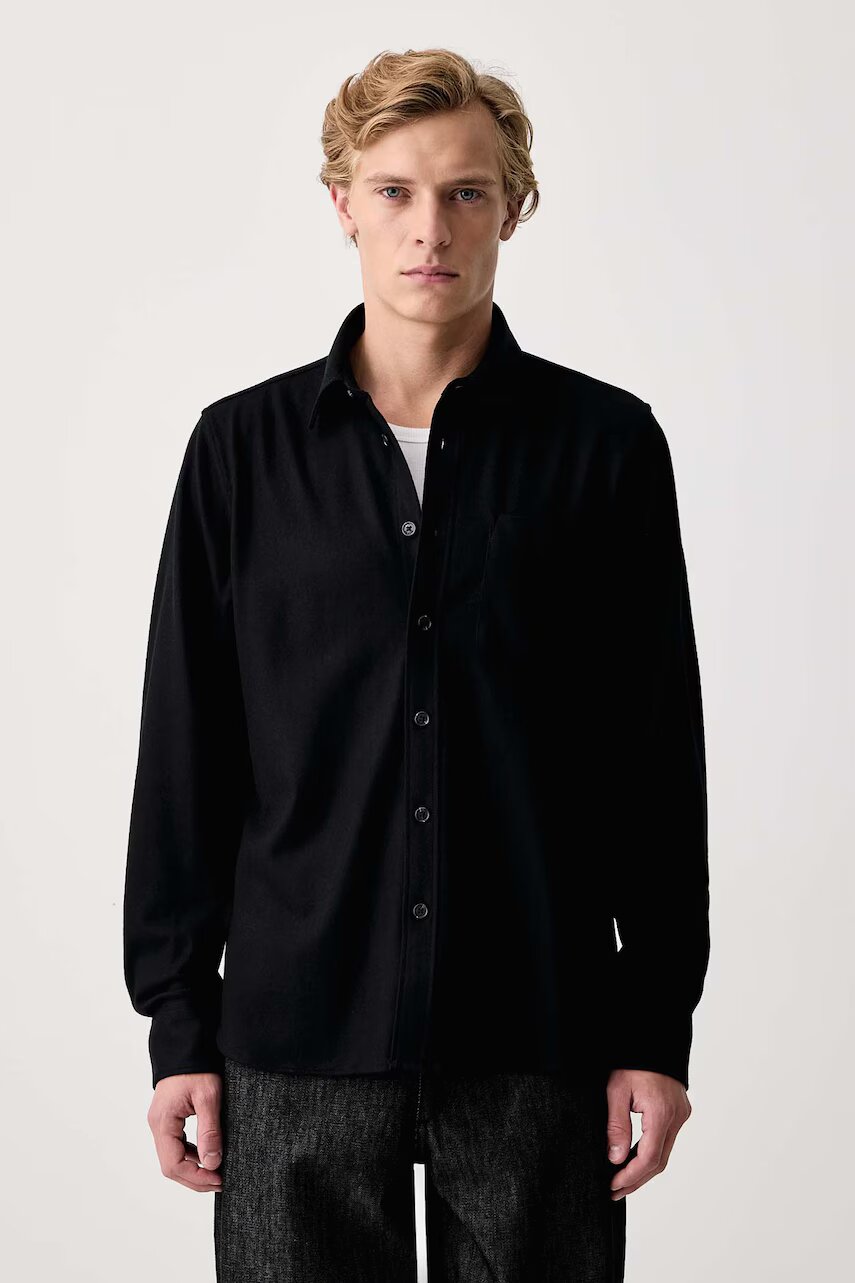 Rag&Bone cămașă pentru bărbați cu lână