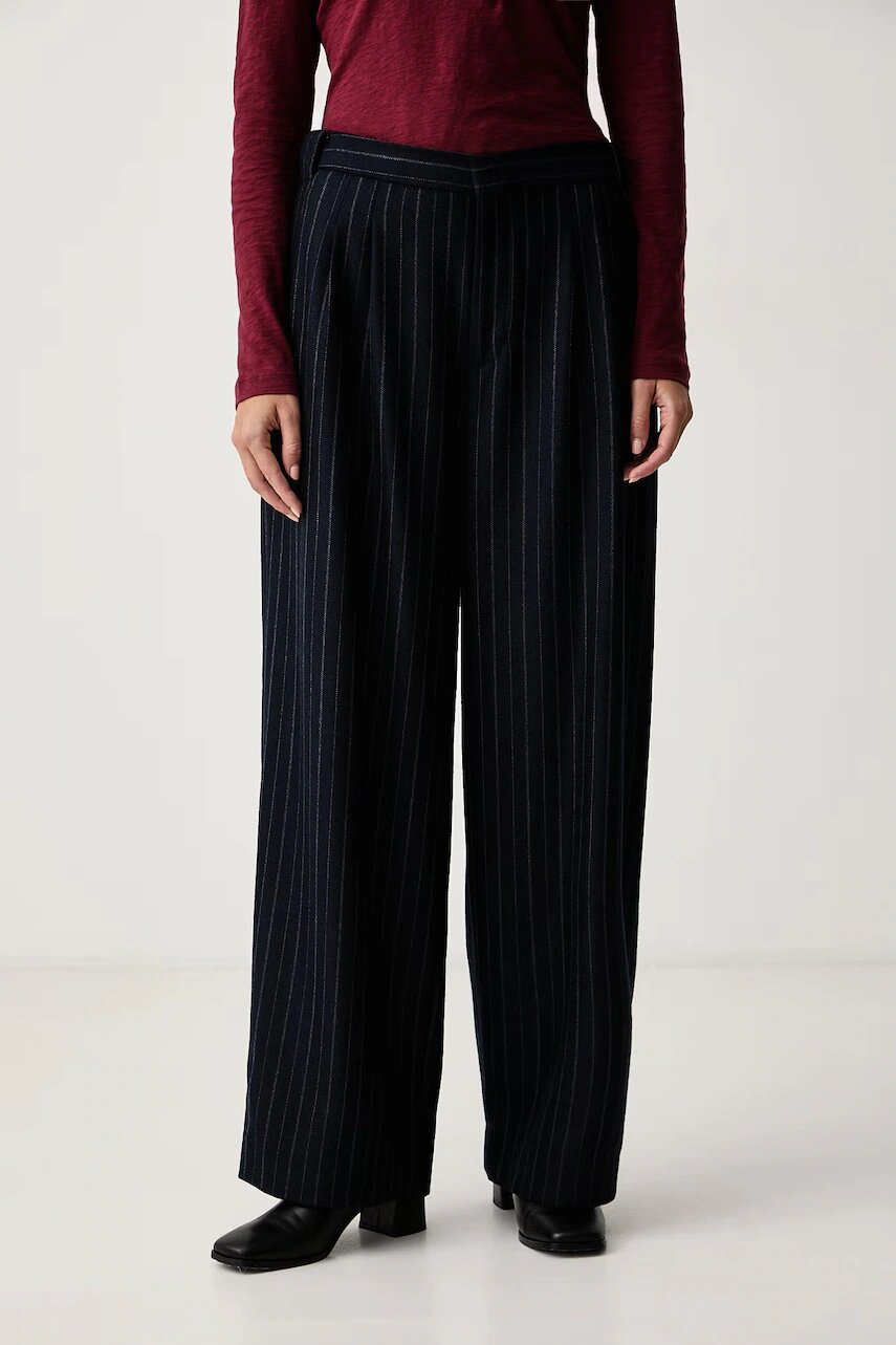 Rag&Bone pantaloni de costum pentru femei cu lână Lawrence
