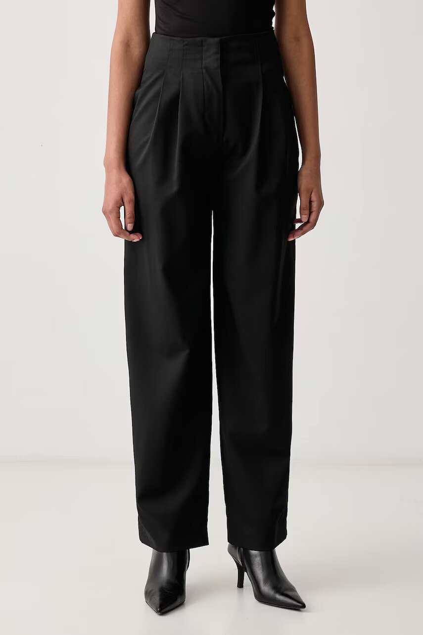 Sessun pantaloni de costum pentru femei cu amestec de lână BODAM