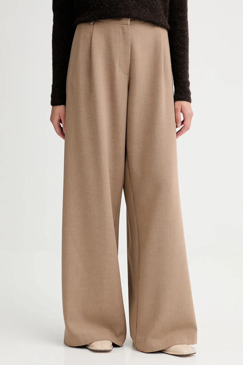 Sessun pantaloni wide leg pentru copii cu vâscoză
